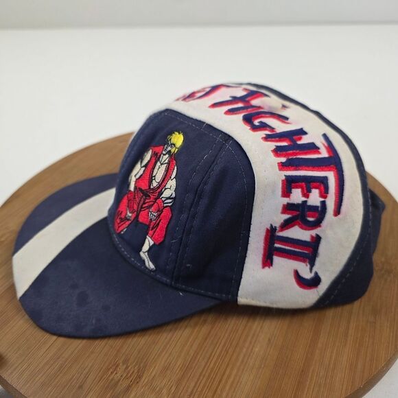 Vintage 1996 Street Fighter II Ken Snapback Hat 90s Capcom Rare Cap Distressed - Picture 2 of 6